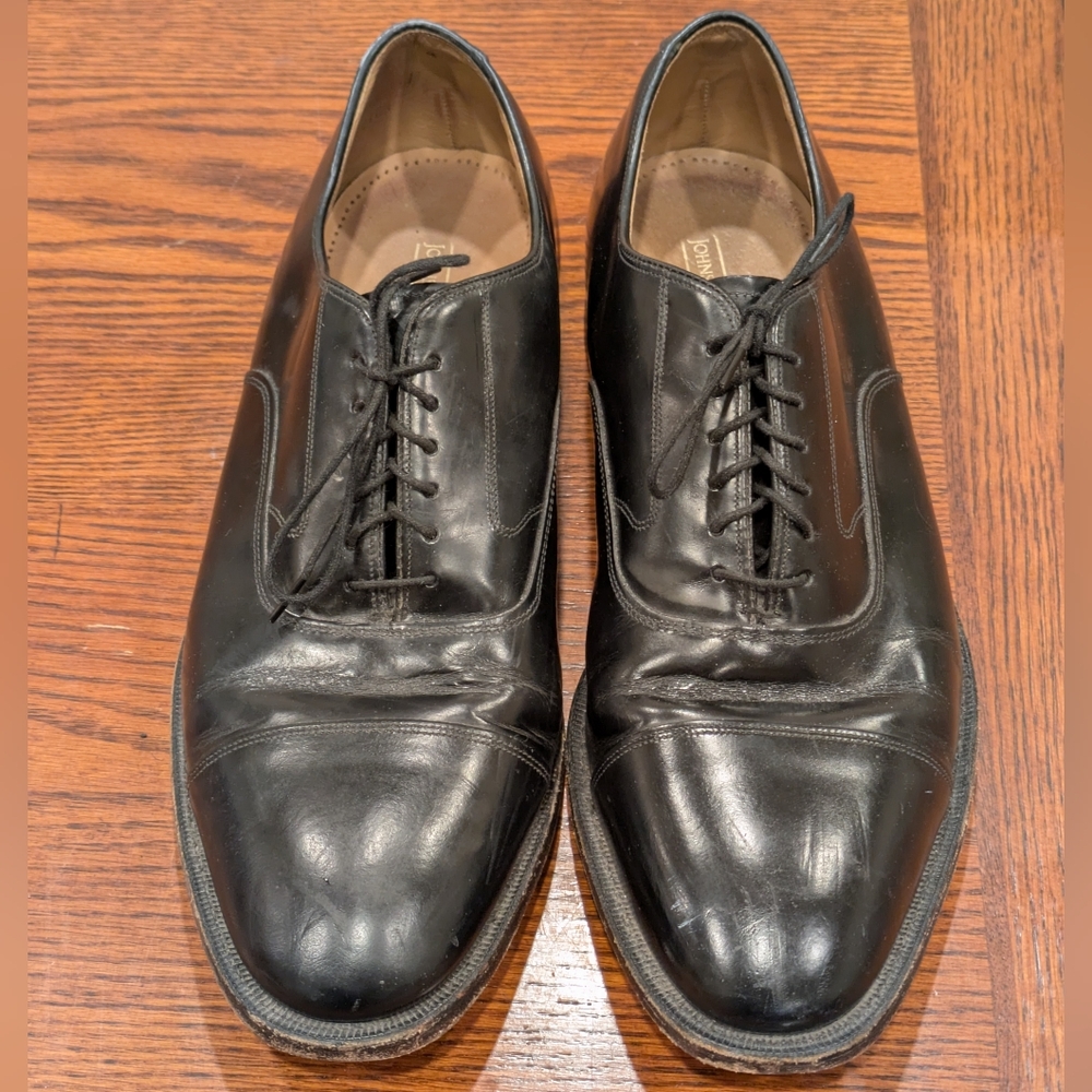 Johnston & Murphy Optima Men's Leather Dress Shoes Size 10.5